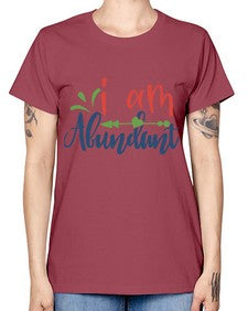 i am abundant Style 109# - motivation -  Missy T-Shirt