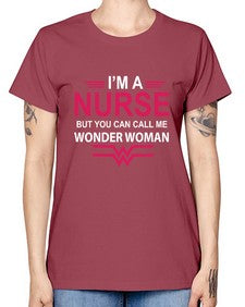 i am nurse but you can call me wonder woman 857# - nurse -  Missy T-Shirt