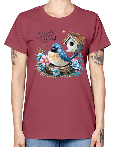 i loved you at your darkest 45# - birds -  Missy T-Shirt