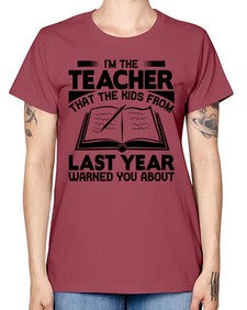 i m the teacher 372# - teacher -  Missy T-Shirt