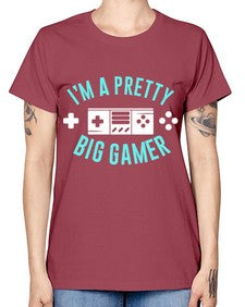 im a pretty big gamer 117# - video games -  Missy T-Shirt