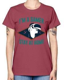 im gamer stay at home 119# - video games -  Missy T-Shirt