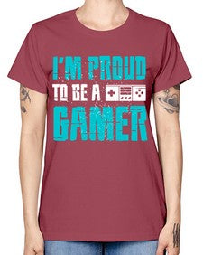 im proud to be a gamer 121# - video games -  Missy T-Shirt