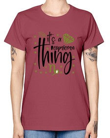 its a Capricorn thing 265# - capricorn -  Missy T-Shirt