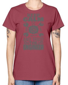 keep calm and trust the engineer 1023# - engineer -  Missy T-Shirt