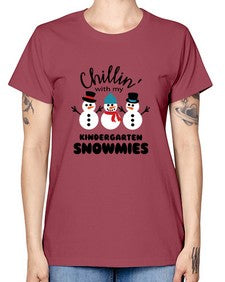 kindergarten snowmies 434# - kindergarten -  Missy T-Shirt
