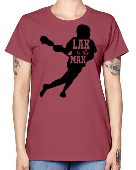 lax to the max 2# - lacrosse -  Missy T-Shirt