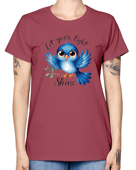let your light shine 61# - birds -  Missy T-Shirt