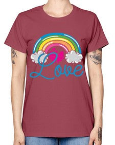 love 276# - unicorn -  Missy T-Shirt