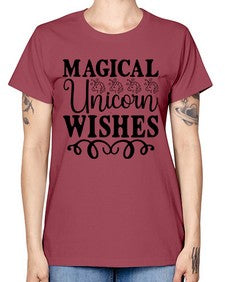 magical unicorn wishes 278# - unicorn -  Missy T-Shirt
