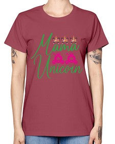 mama unicorn 288# - unicorn -  Missy T-Shirt