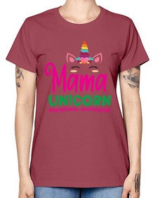 mama unicorn 291# - unicorn -  Missy T-Shirt