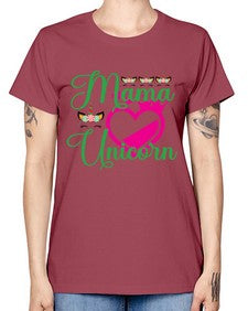 mama unicorn 292# - unicorn -  Missy T-Shirt