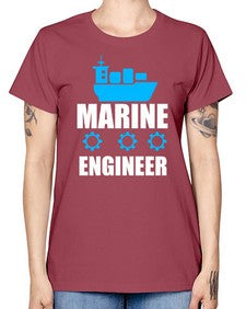 marine engineer 1086# - engineer -  Missy T-Shirt