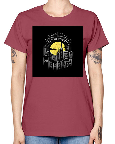 mooninthecity 2# - moon -  Missy T-Shirt