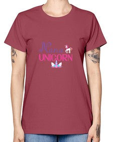 nana unicorn 330# - unicorn -  Missy T-Shirt