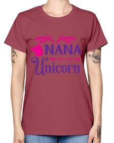 nana unicorn 331# - unicorn -  Missy T-Shirt