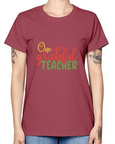 one grateful teacher Style 322# - teacher -  Missy T-Shirt