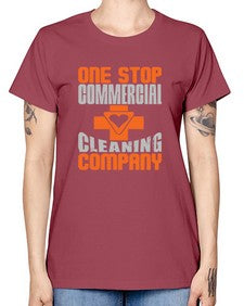 one stop commercial cleaning company Style 332# - cleaner -  Missy T-Shirt