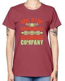 one stop commercial cleaning company Style 333# - cleaner -  Missy T-Shirt