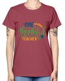 one thankful teacher Style 334# - teacher -  Missy T-Shirt