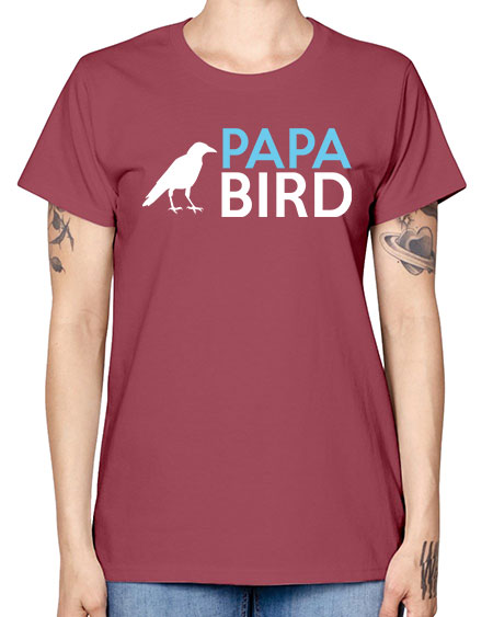 papa bird 65# - birds -  Missy T-Shirt