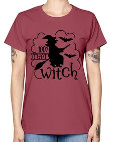 percent that witch 55# - witch -  Missy T-Shirt