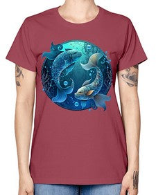 pisces 364# - pisces -  Missy T-Shirt