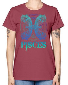 pisces Zodiac 381# - pisces -  Missy T-Shirt
