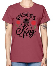 pisces king 375# - pisces -  Missy T-Shirt