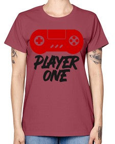 play one 145# - video games -  Missy T-Shirt