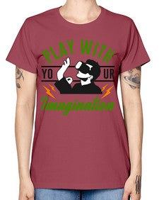 play with imagination 146# - video games -  Missy T-Shirt