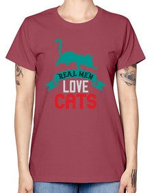 real man love cats o Style 112# - cats -  Missy T-Shirt