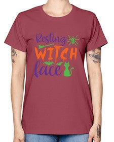 resting witch face 25# - witch -  Missy T-Shirt