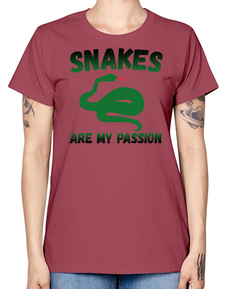 snake are my passion - snake -  Missy T-Shirt