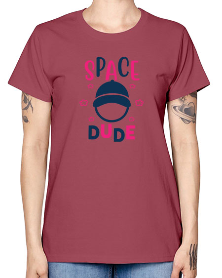 space dude 15# - space -  Missy T-Shirt