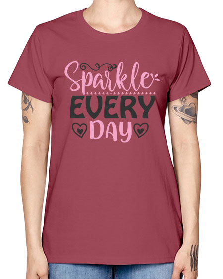 sparkle every day Style 1# - beauty - fashion -  Missy T-Shirt