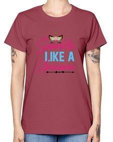 sparkle like a unicorn 416# - unicorn -  Missy T-Shirt
