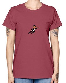 super kid 7# - black boys or men -  Missy T-Shirt