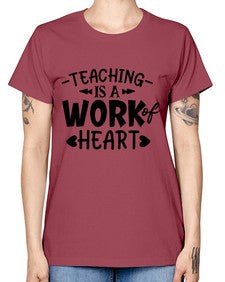 teaching it a work of heart Style 405# - teacher -  Missy T-Shirt