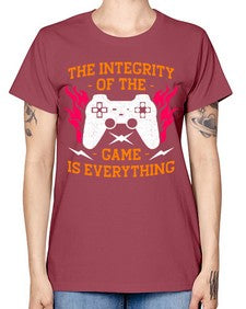 the integrity of the game 155# - video games -  Missy T-Shirt