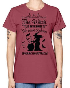 the witch is in the house sign 20# - witch -  Missy T-Shirt