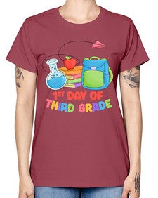 third day of third Grade 945# - third grade -  Missy T-Shirt