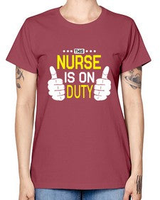this nurse is on duty 1556# - nurse -  Missy T-Shirt