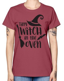 tiny witch in the oven 18# - witch -  Missy T-Shirt
