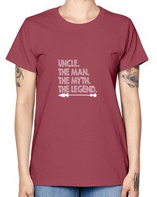 uncle the man the myth 657# - uncle -  Missy T-Shirt