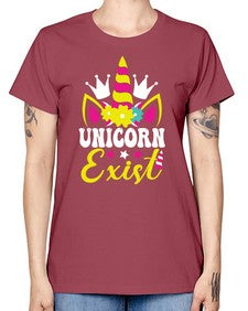 unicorn exist 457# - unicorn -  Missy T-Shirt