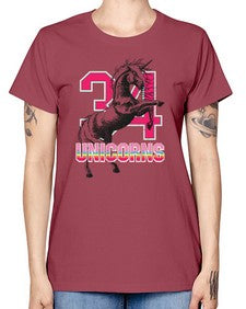 unicorns 517# - unicorn -  Missy T-Shirt
