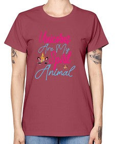 unicorns are my spirit animal 526# - unicorn -  Missy T-Shirt