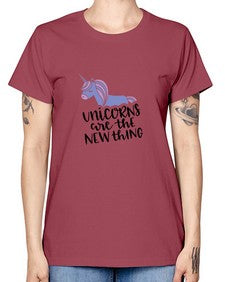 unicorns are the new thing 531# - unicorn -  Missy T-Shirt